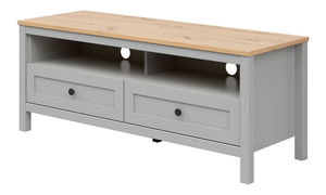 TV stolek BRW Salga 11 (arktická šedá + dub artisan)