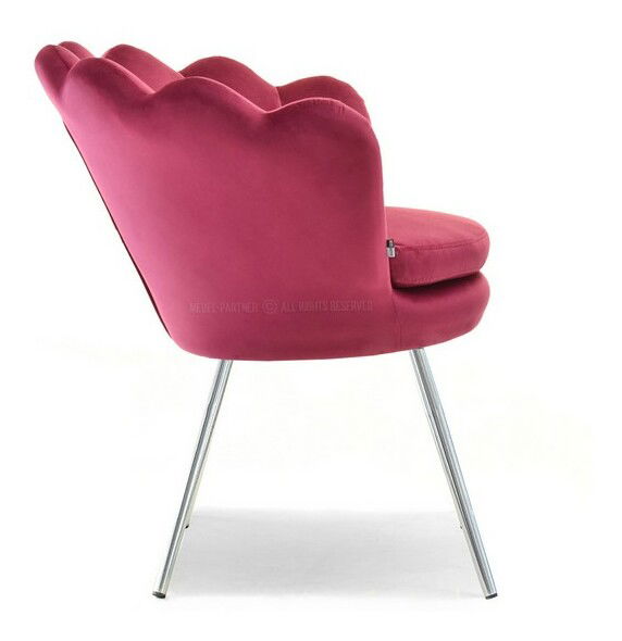 Křeslo Lasair (růžová + černá)