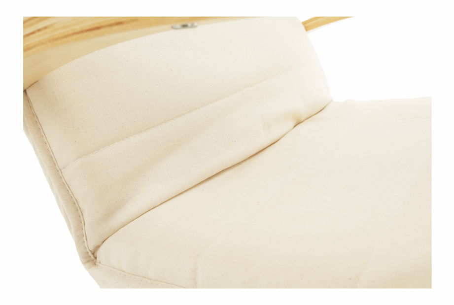 Houpací křeslo Runde (krémová) *výprodej