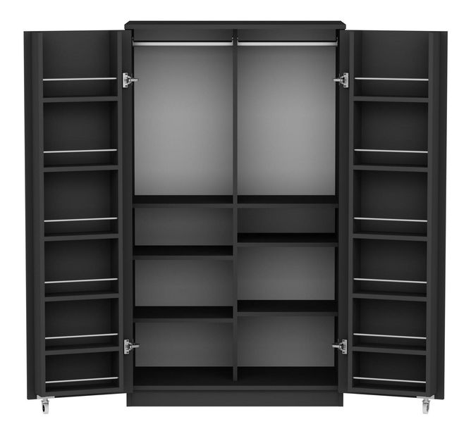 Šatní skříň Passek (antracit)