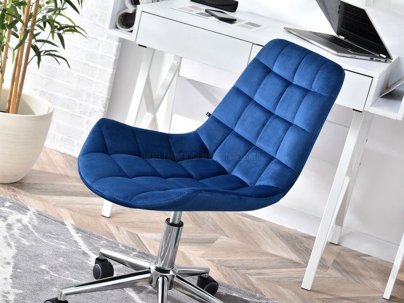 Židle Eleanor (námořnická + chromová)