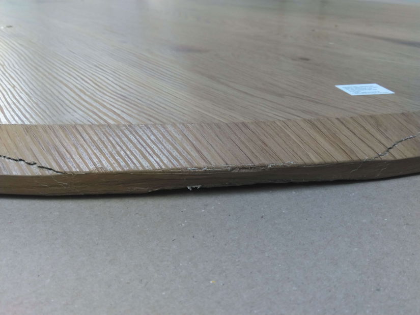 Jídelní stůl Amee (dub + černá) (pro 4 osoby) *bazar