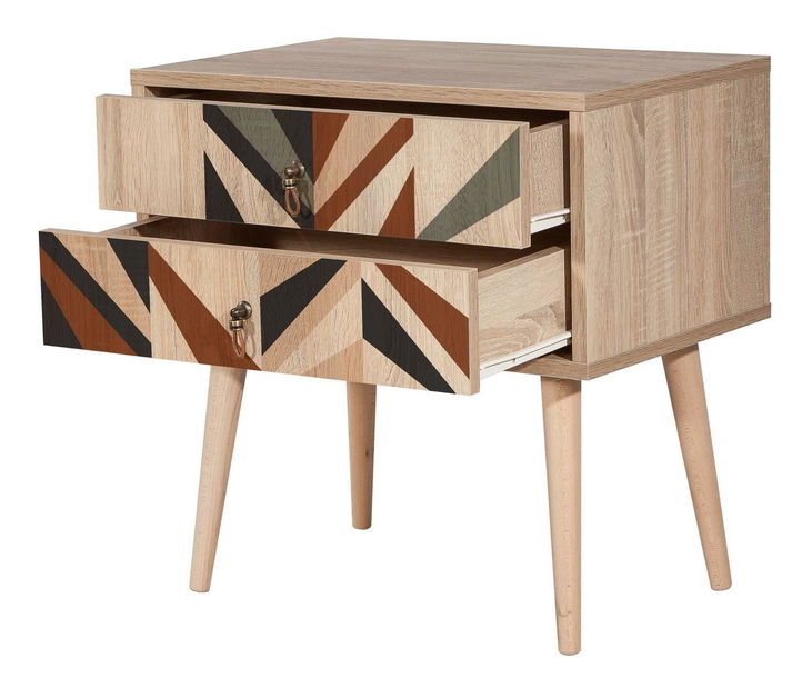 Noční stolek Sopatu 6 (vícebarevné)