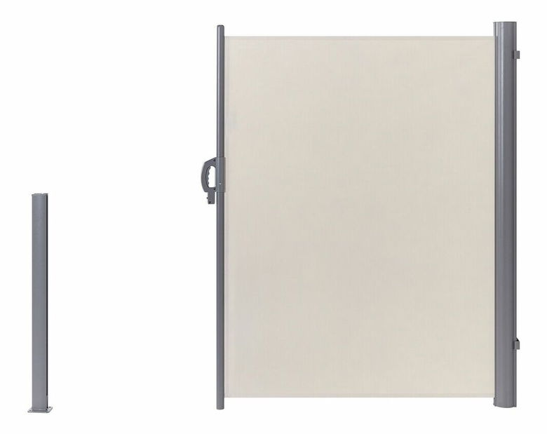 Stínící zatahovací markýza 160x300 cm Dallas (béžová)