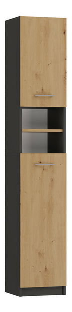 Koupelnová skříňka Maestra 5 (antracit + dub artisan)