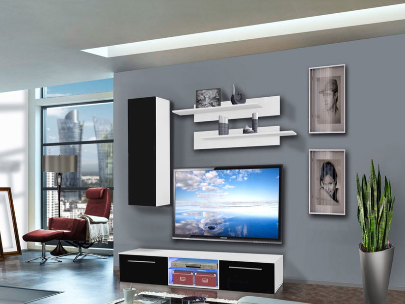 Obývací stěna Drada 25 WS DR A1 (s osvětlením)