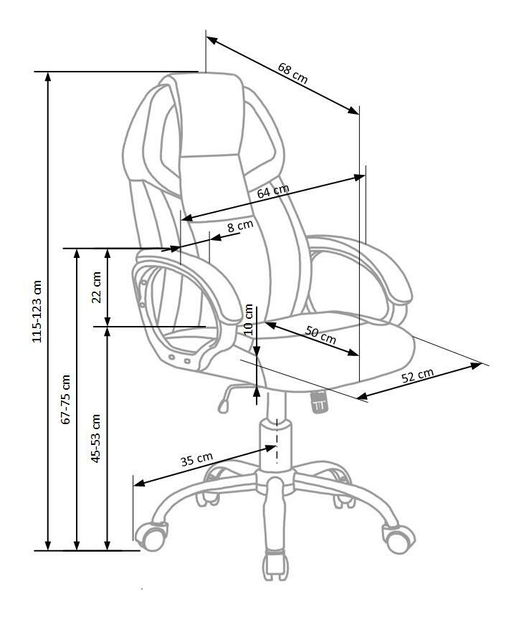 Kancelářská židle Ayna