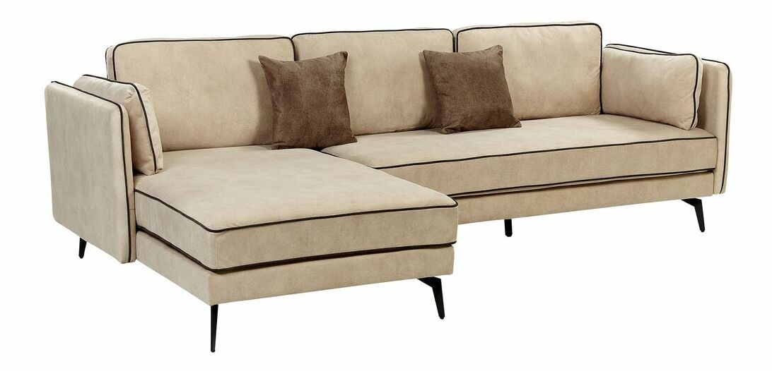 Rohová sedací souprava Askel (béžová) (P)