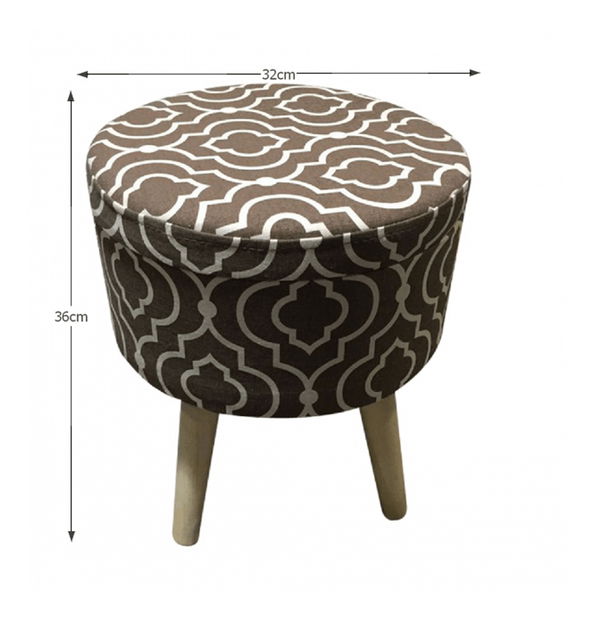 Taburet Nahazo (hnědá)