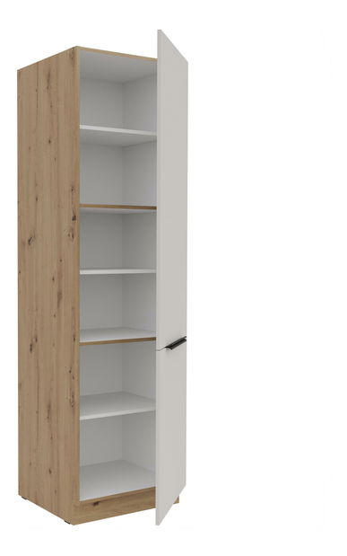 Potravinová kuchyňská skříňka Sayla 60 DK-210 2F (kašmír + dub artisan)