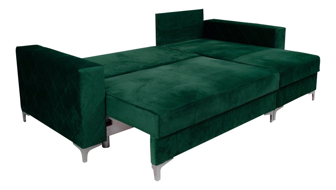 Rohová sedací souprava Misrin (zelená) (P)