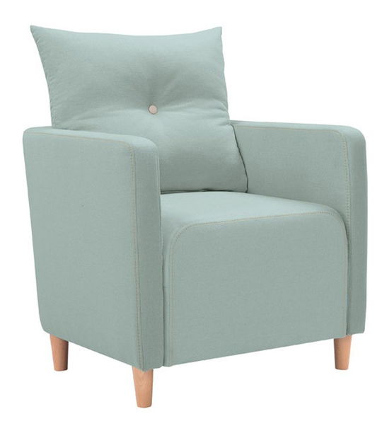 Křeslo BRW Sani ES (tyrkysová)