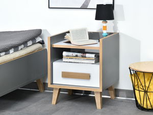 Noční stolek Sobrepuso S11 (bílá)