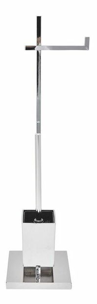 Držák na toaletní papír Umberto (stříbrná)