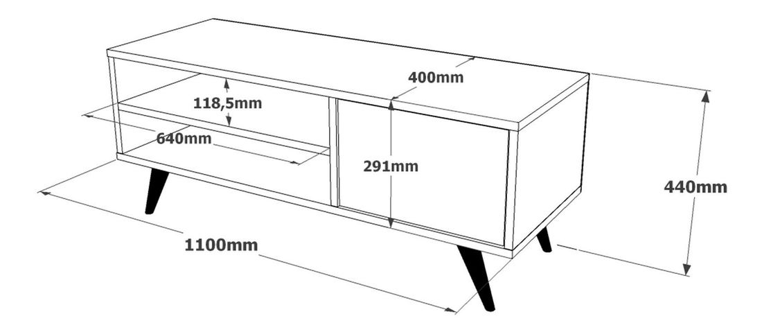 TV stolek/skříňka Cede A