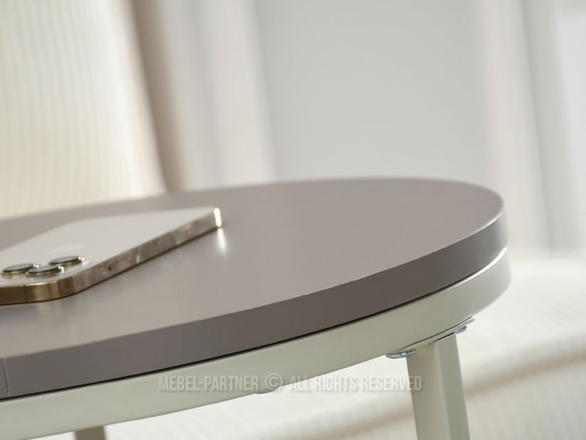 Konferenční stolek Corden (béžová + krémová)