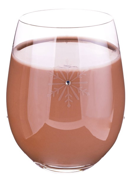 Set 4 ks sklenic na střik s krystaly 530ml Snouflek 