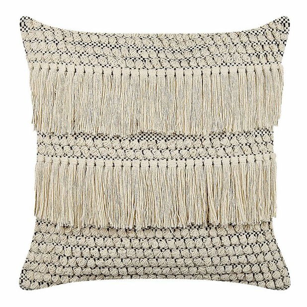 Sada 2 ozdobných polštářů 45 x 45 cm Irie (béžová)