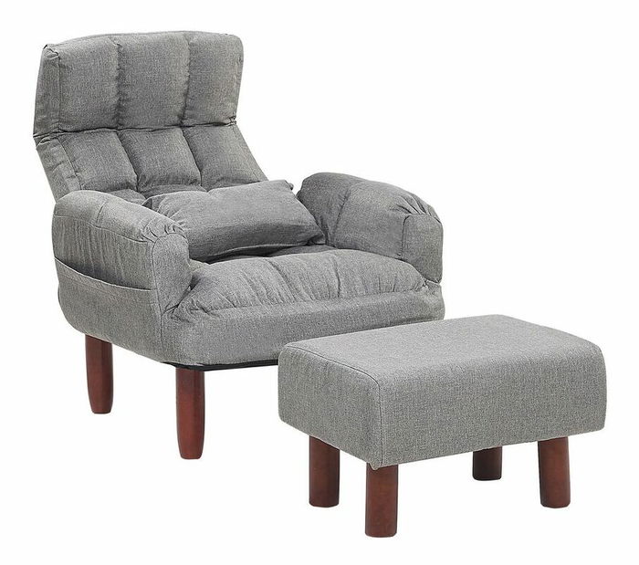 Křeslo OLAINE (šedá)