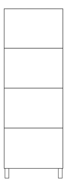 Skříňka Avangarda A 04