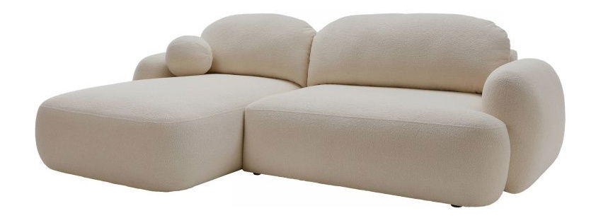 Rohová sedací souprava Monty (světlobéžová)