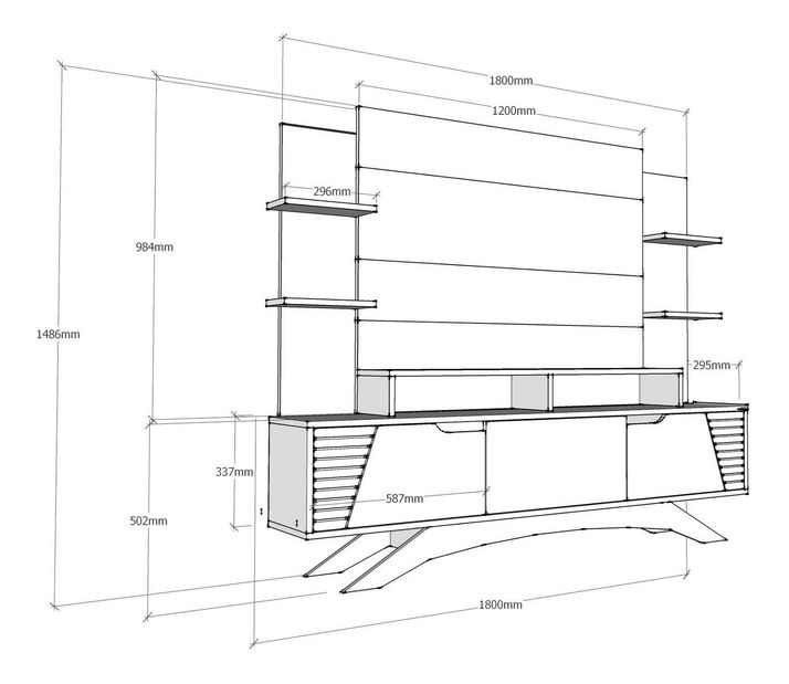 Obývací stěna Dajama 2 (ořech + bílá)