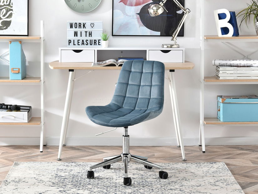 Židle Eleanor (modrá + černá)