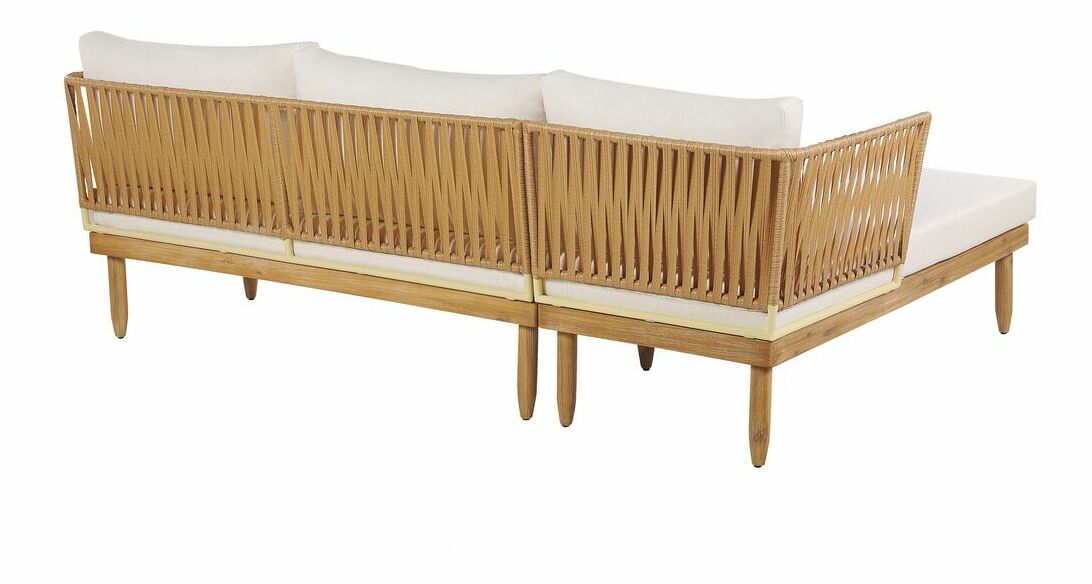 Zahradní sestava Crema (světlé dřevo)