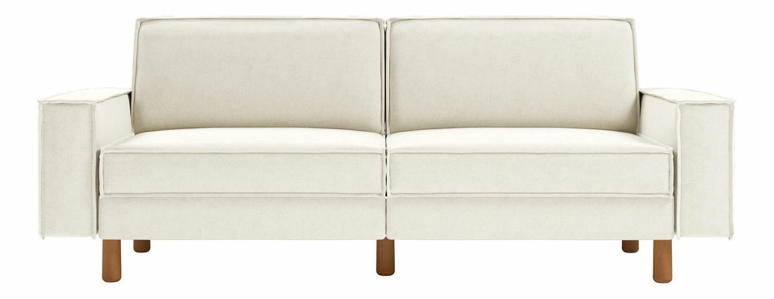 Pohovka třísedačka Spary 3 (slunečnicová + ořech)