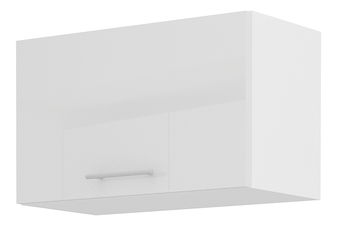Horní kuchyňská skříňka Lavera 60 GU 36 1F (bílá + lesk bílý)