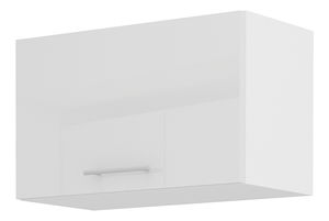 Horní kuchyňská skříňka Lavera 60 GU 36 1F (bílá + lesk bílý)