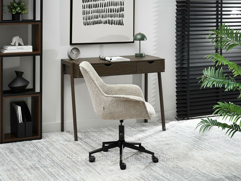 Kancelářské křeslo Omarkote (béžová + černá)