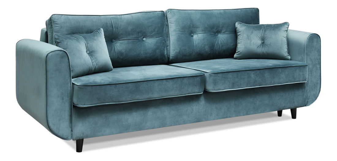 Pohovka dvousedačka Bacteria (černá)