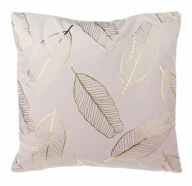 Set 2 ks. polštářů 45 x 45 cm FREDO (polyester) (růžová)