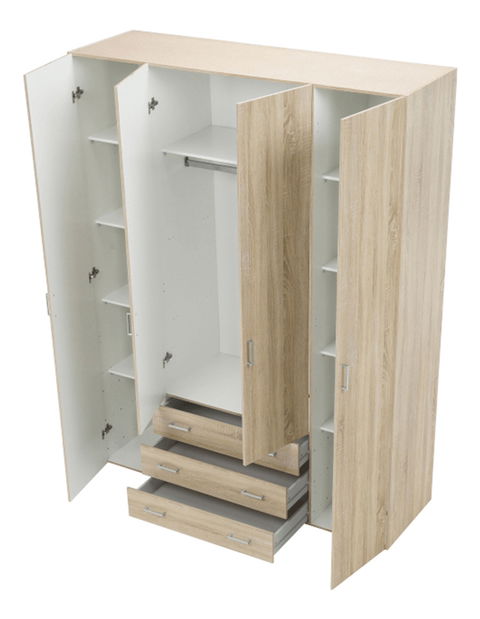 Šatní skříň Got 70429 4D (dub sonoma)