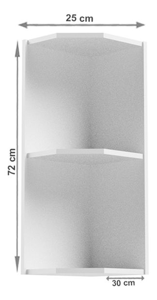 Horní kuchyňský regál G25PZ Aurellia (bílá)