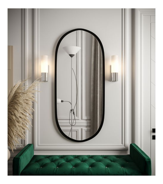 Zrcadlo Bexar (černá matná)