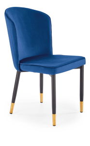 Jídelní židle Krakury (tmavě modrá + černá + zlatá)