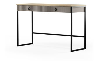 Toaletní stolek Demandaron (taupe + dub silverjack)