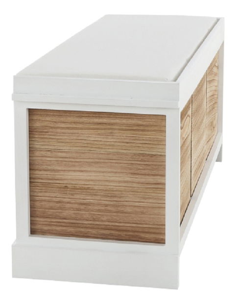 Lavice Tordo (bílá + medová)