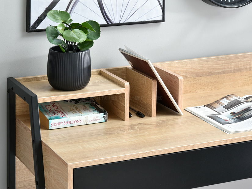 PC stolek Richiel (dub + černá)