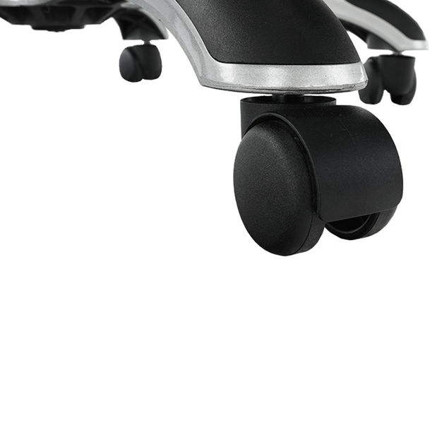 Kancelářské křeslo Aefa (ekokůže bílá + černá)