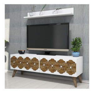 Obývací stěna Lamutu (bílá)