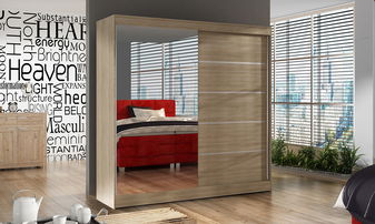 Šatníková skříň Birdie 3 (dub sonoma)