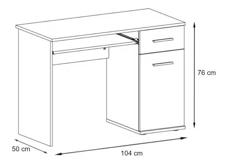 Dětský pokoj Solomon (dub sonoma + bílá)
