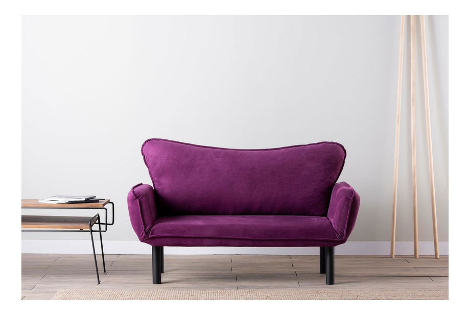 Rozkládací pohovka dvojsed Chatty (fialová)