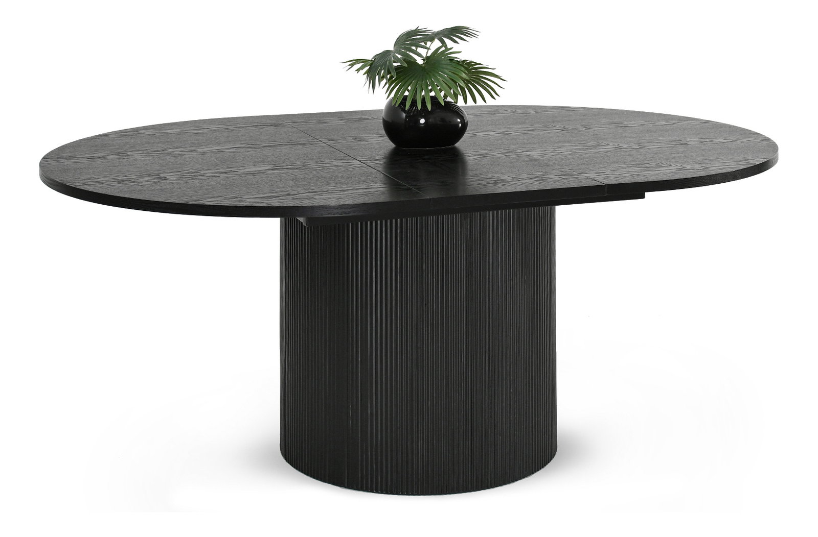 Jídelní stůl Paga (černé dřevo + černá)