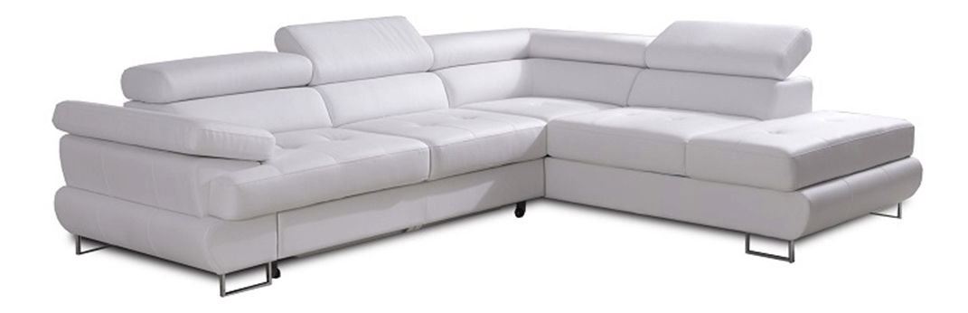 Rohová sedací souprava Bjorn R 2F-OTM bílá (P)