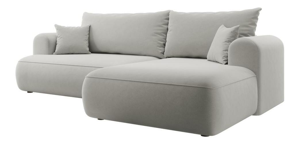 Rohová sedací souprava Olivo I (P) (šedá + černá)