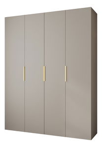 Šatní skříň 190 cm Carmela 40-4 (kašmír + zlatá)